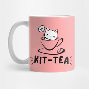 Kit-Tea Funny Cat in a Cup Mug